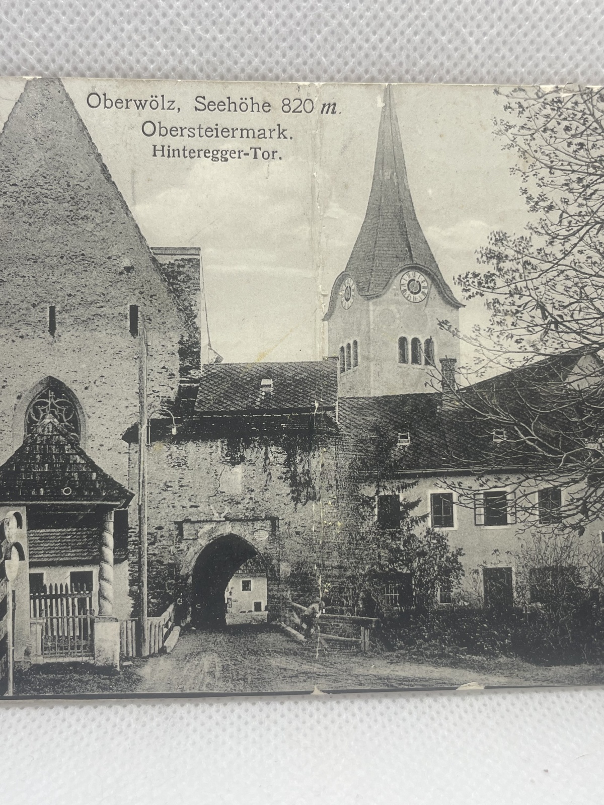 AK Oberwölz, Hinteregger-Tor 1918