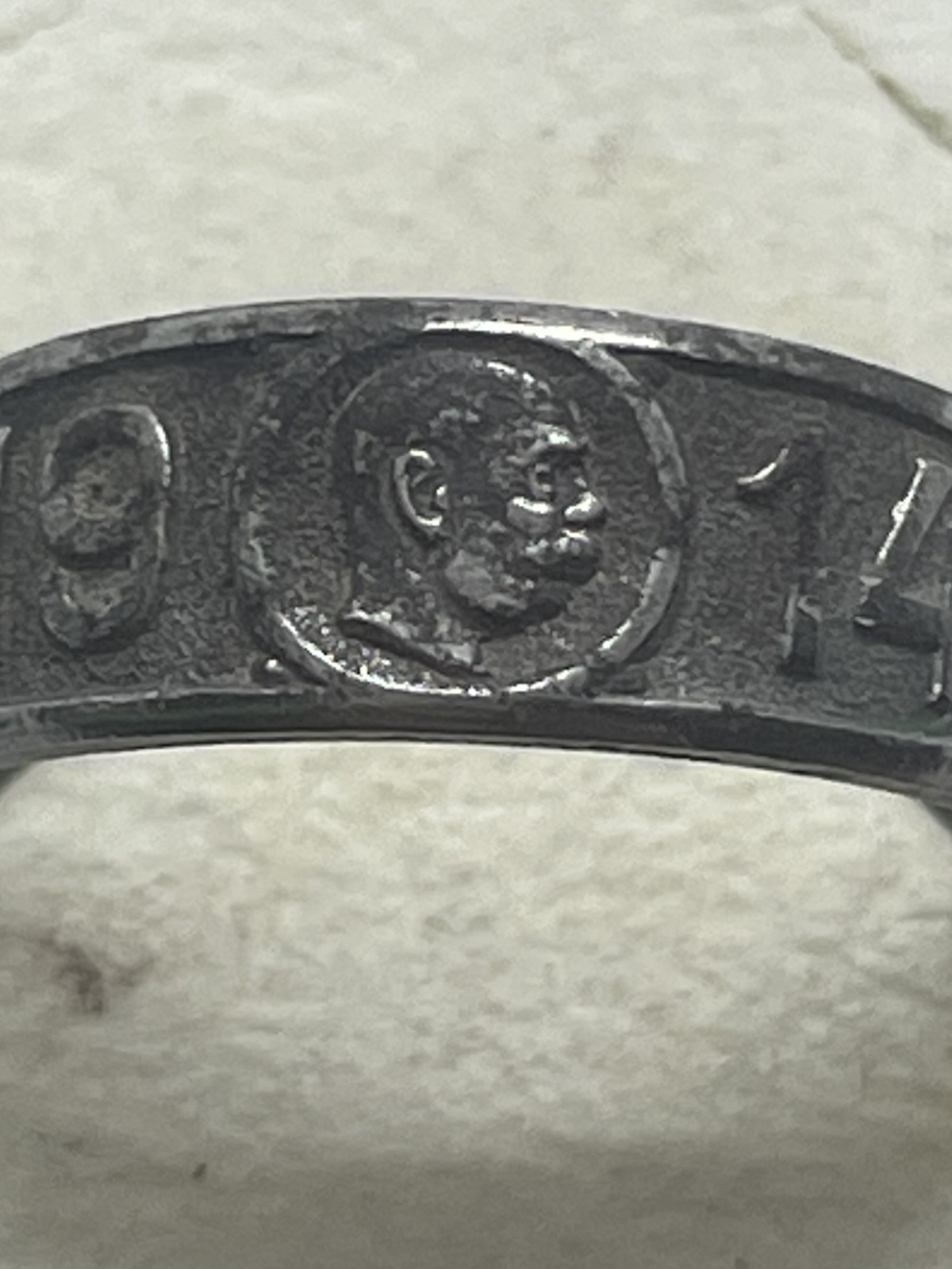 Patriotischer Ring 1.Weltkrieg 1914 Kaiser Franz Joseph