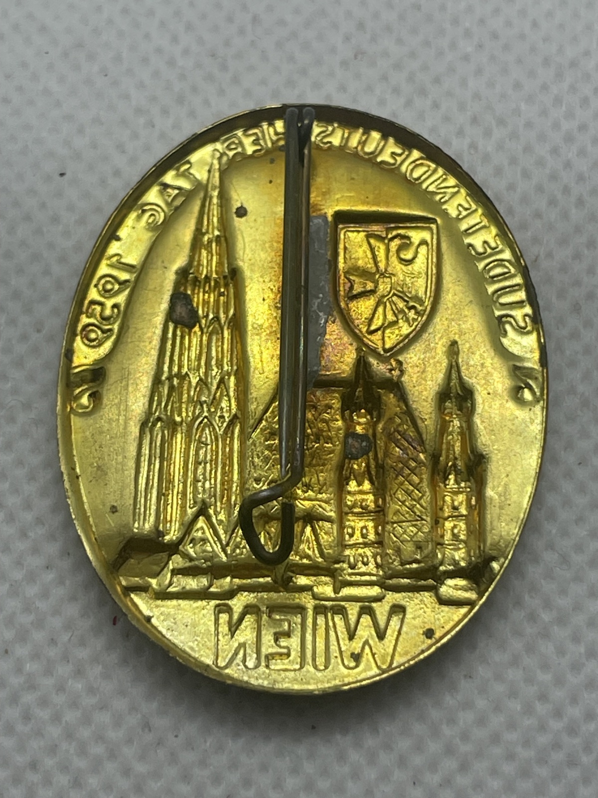 Abzeichen Spange Sudetendeutscher Tag 1959 Wien