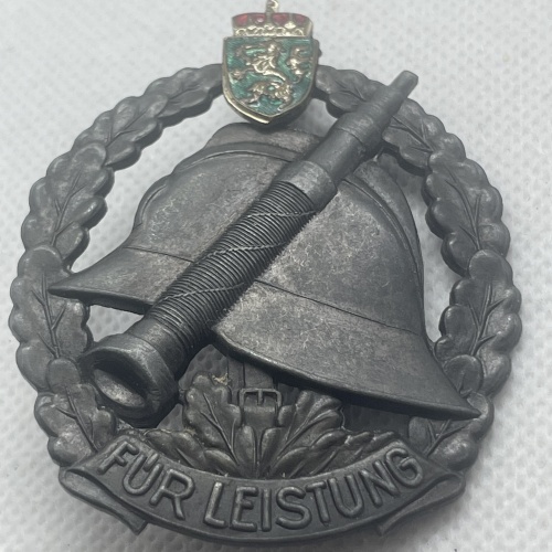 Alte steir. Feuerwehrmann Plakette für Leistung
