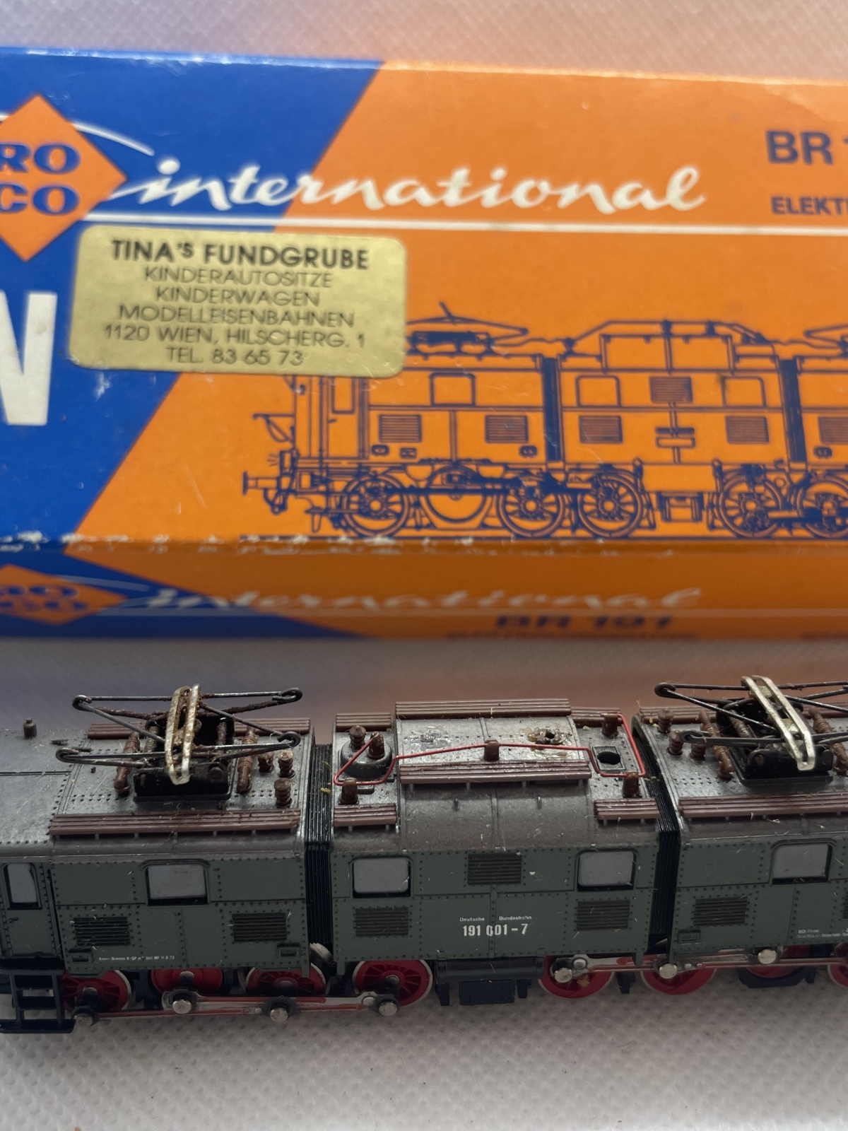 E-Lokomotive BR 191 001-7, Roco 02155A