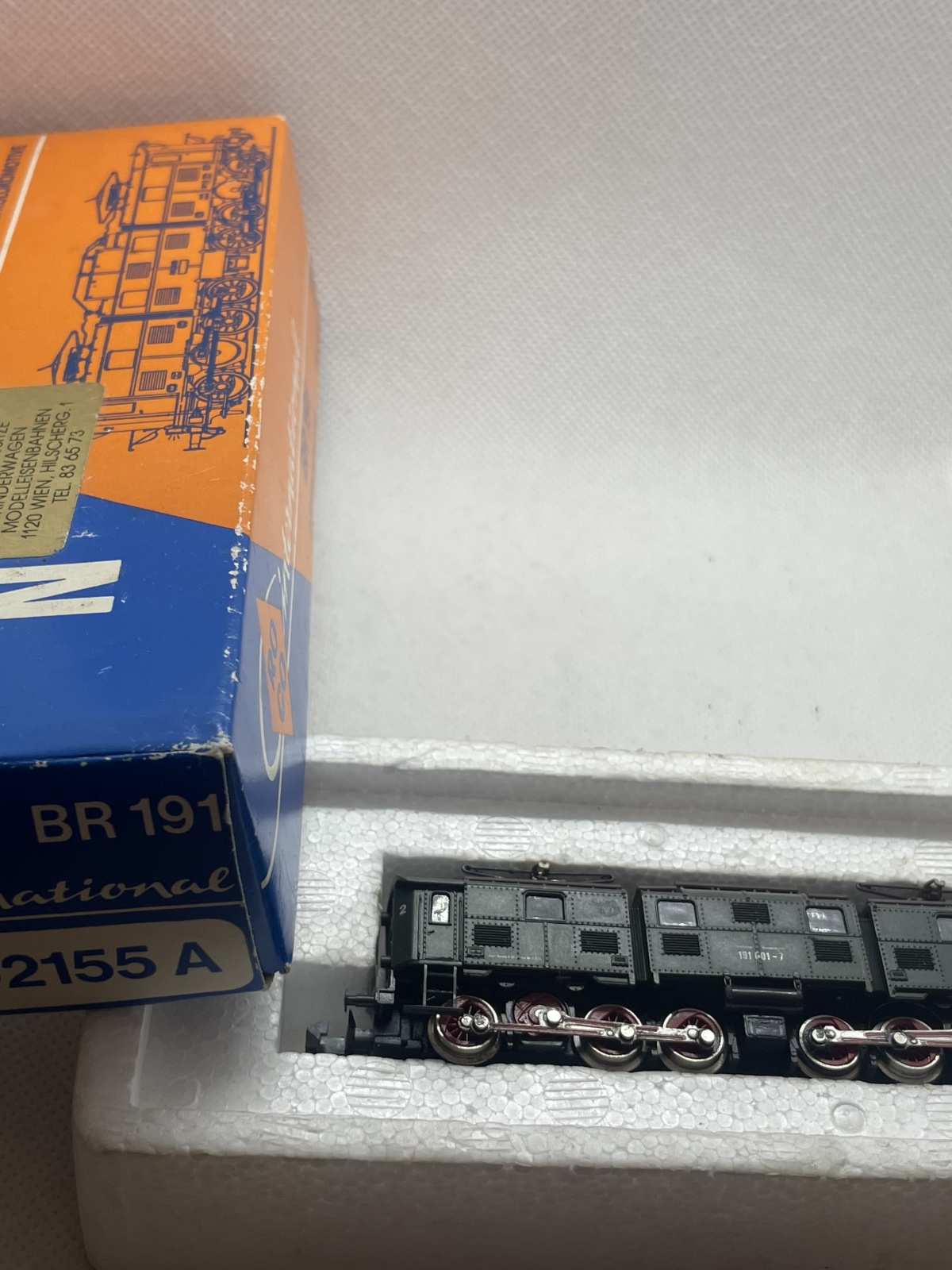 E-Lokomotive BR 191 001-7, Roco 02155A