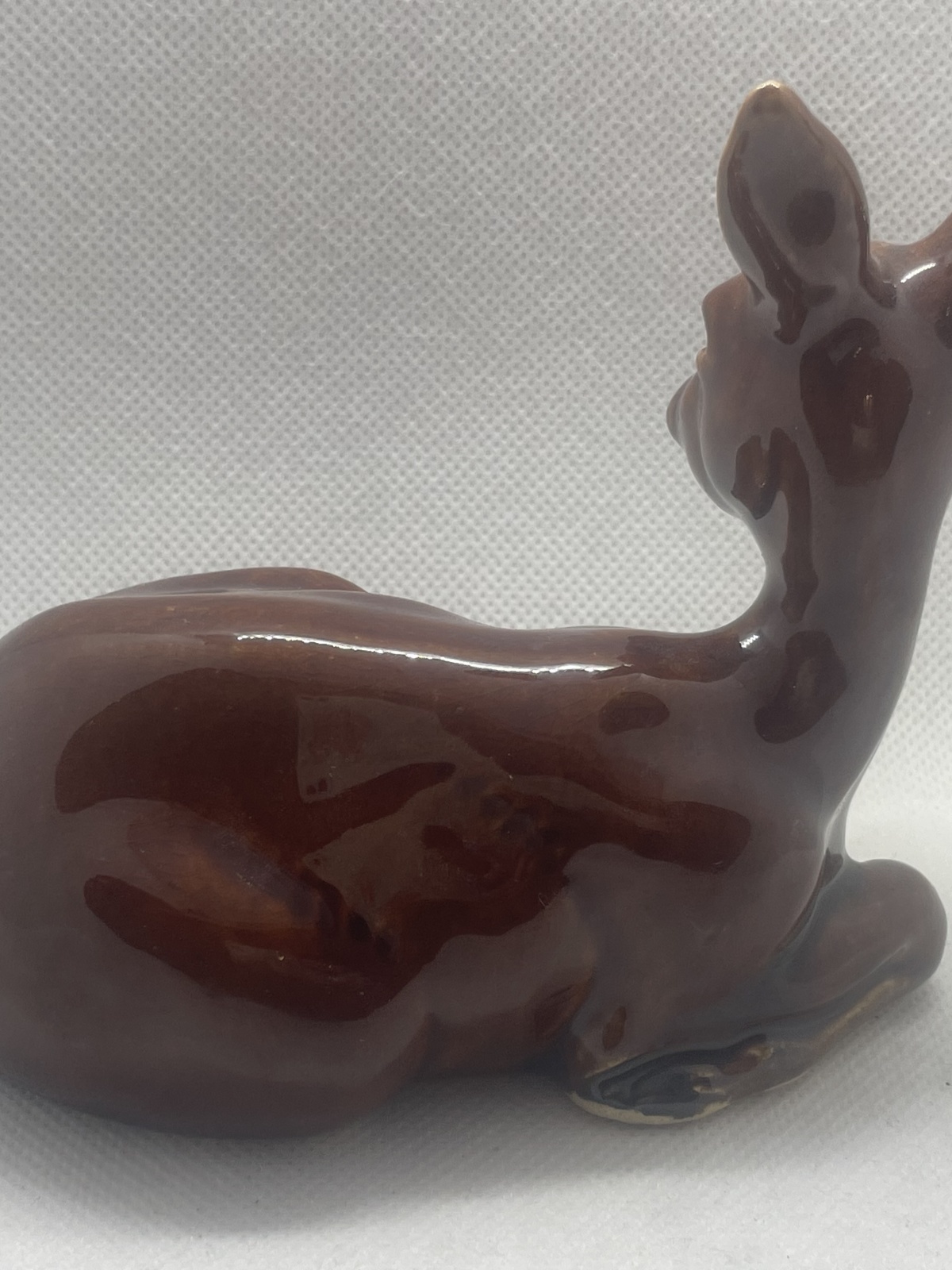 Seltene Mürztaler Keramik - großes Reh liegend