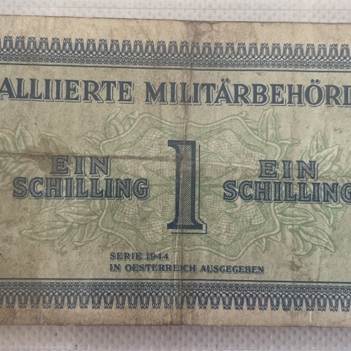 Ein Schilling Serie 1944 Alliierte Militärbehörde