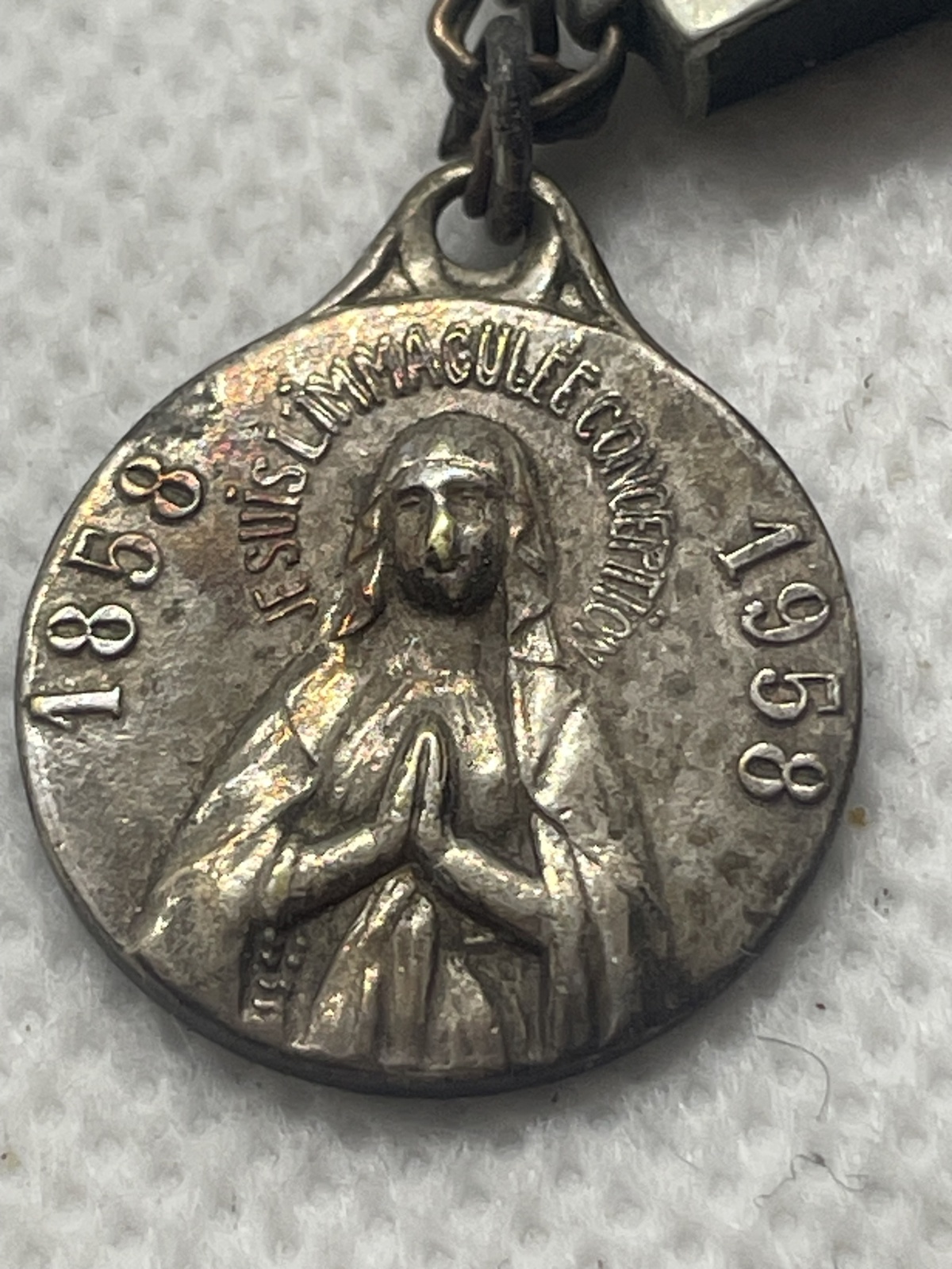 Antiker französischer Rosenkranz mit Zuhang 2.Hälfte 19.Jhdt.