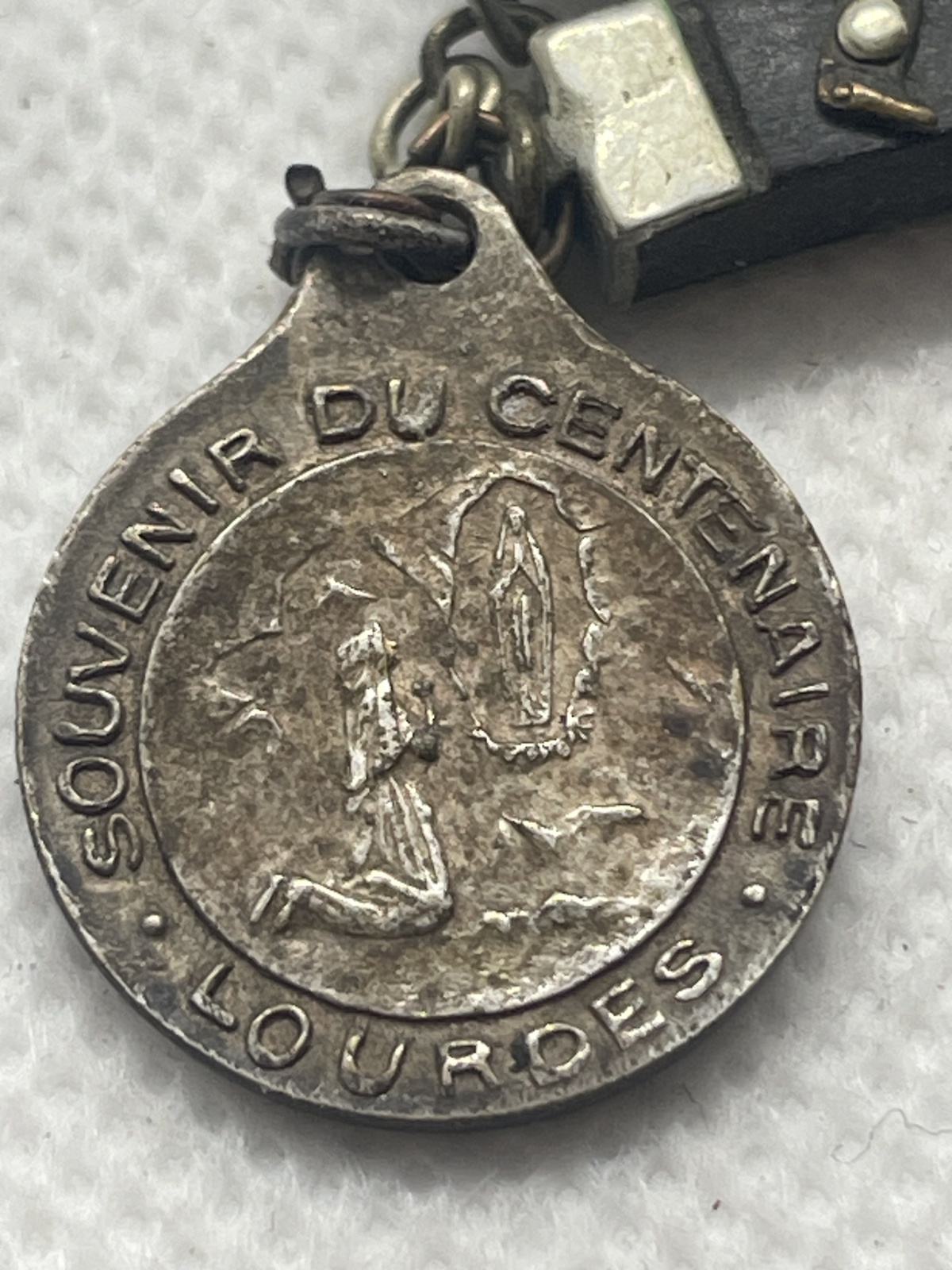 Antiker französischer Rosenkranz mit Zuhang 2.Hälfte 19.Jhdt.