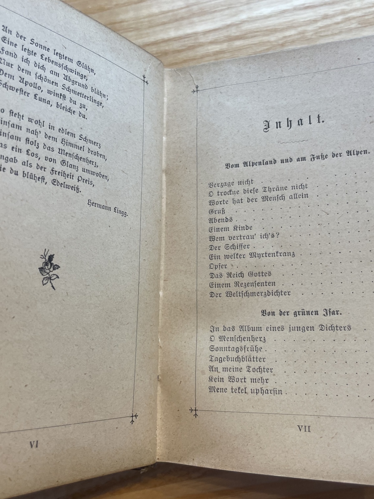 Edelweiß - Für Frauensinn und Frauenherz - Lyrikbücherl von Dr. Karl Zettel