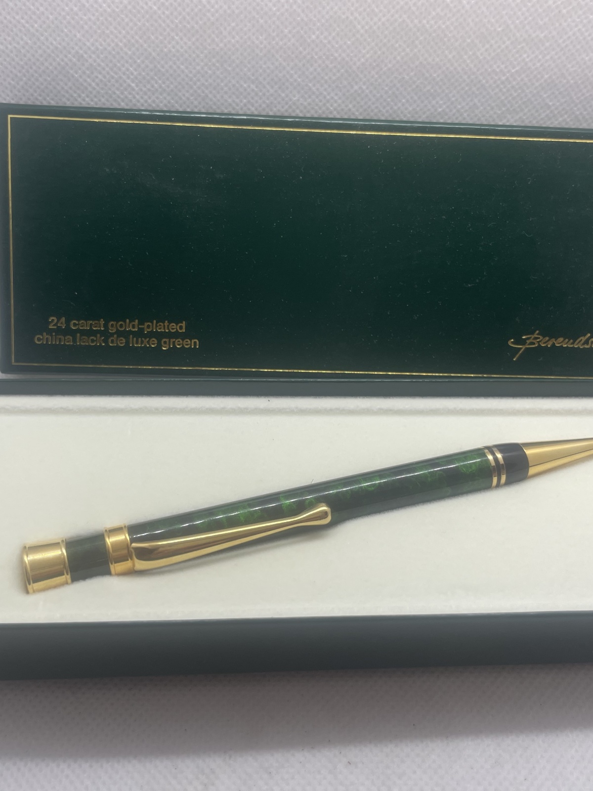 Berendsohn Kugelschreiber 24 carat gold-plated