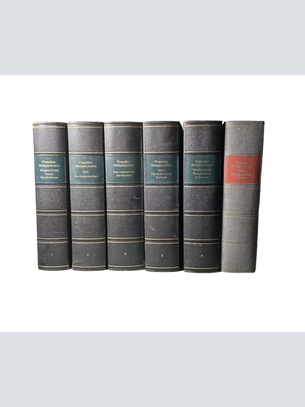 6 stuck Antik Bücher Welt Geschichte