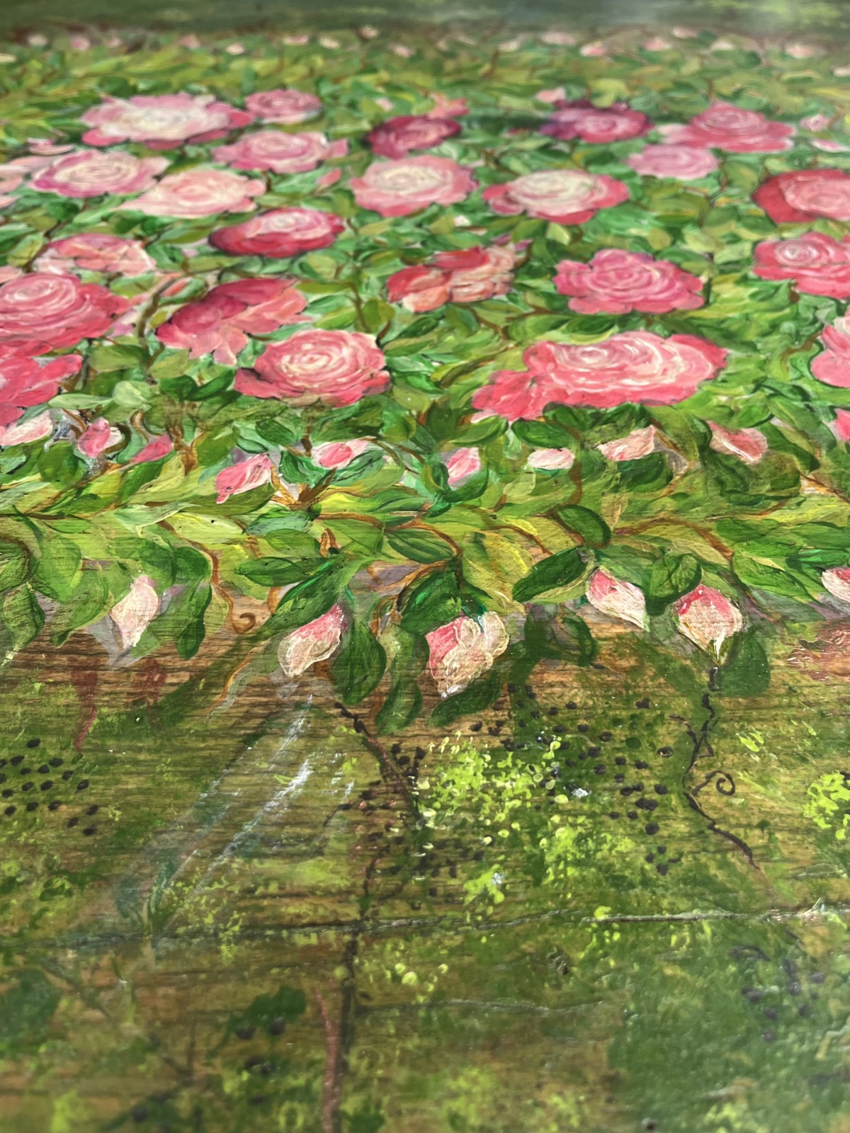 Schön bemalter Tisch - James