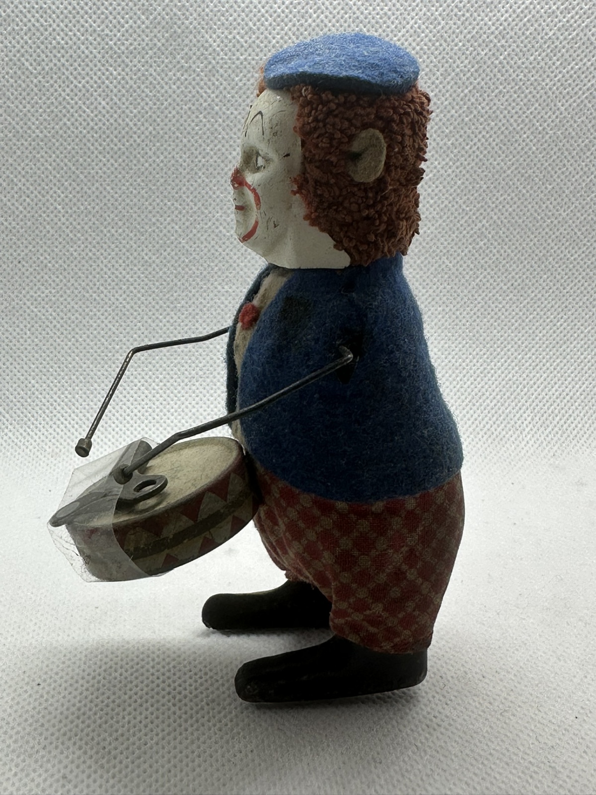 Rarität - Schuco Clown mit Trommel - Arme fehlen