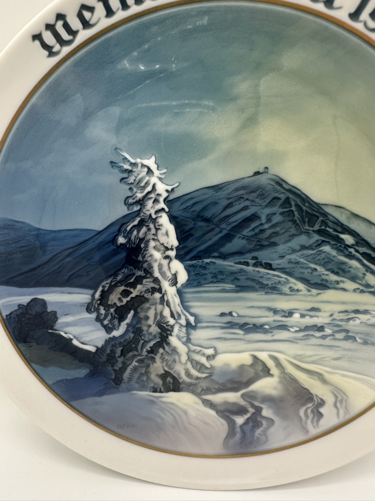 Seltenes Rosenthal Weihnachtsteller von 1939