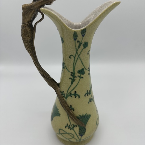 Art Deco Jugendstil Vase oder Karaffe mit Meerjungfrau