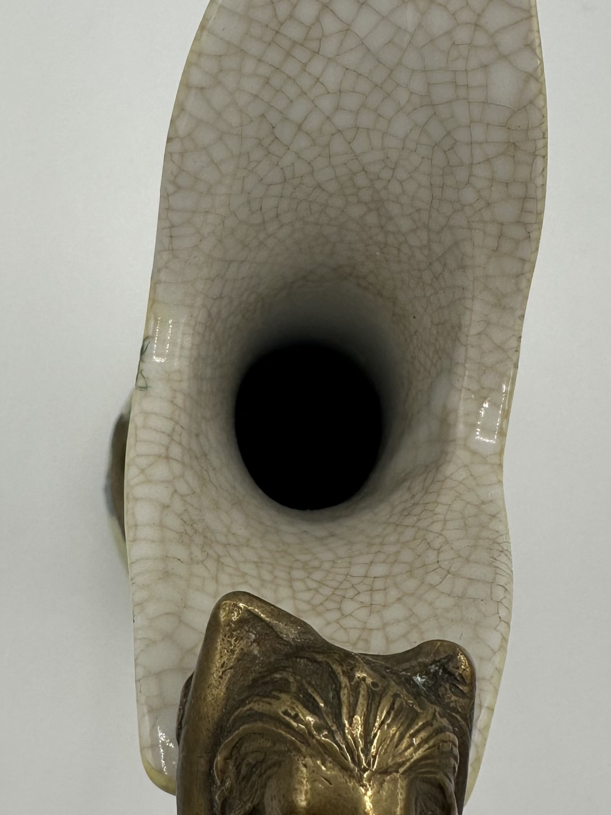 Art Deco Jugendstil Vase oder Karaffe mit Meerjungfrau