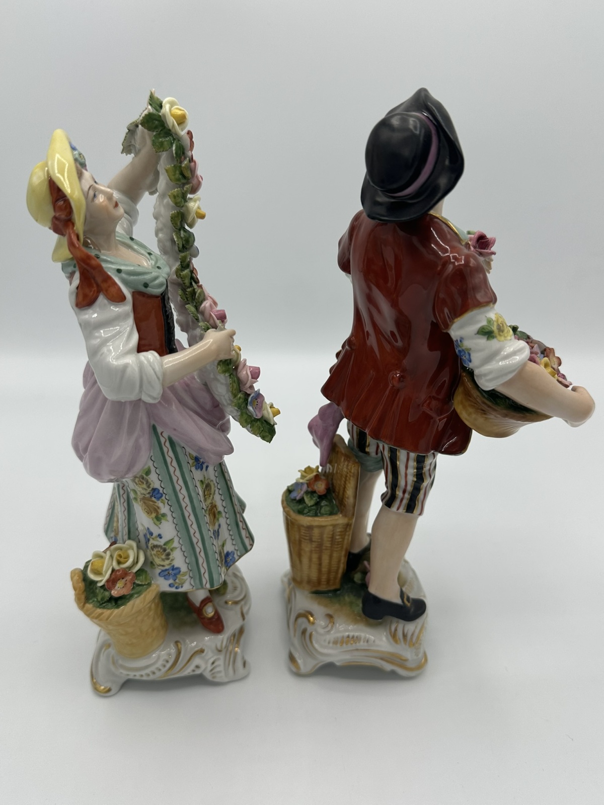 Rudolf Kämmer Figurenpaar "Allegorie des Sommers" 20.Jhdt.