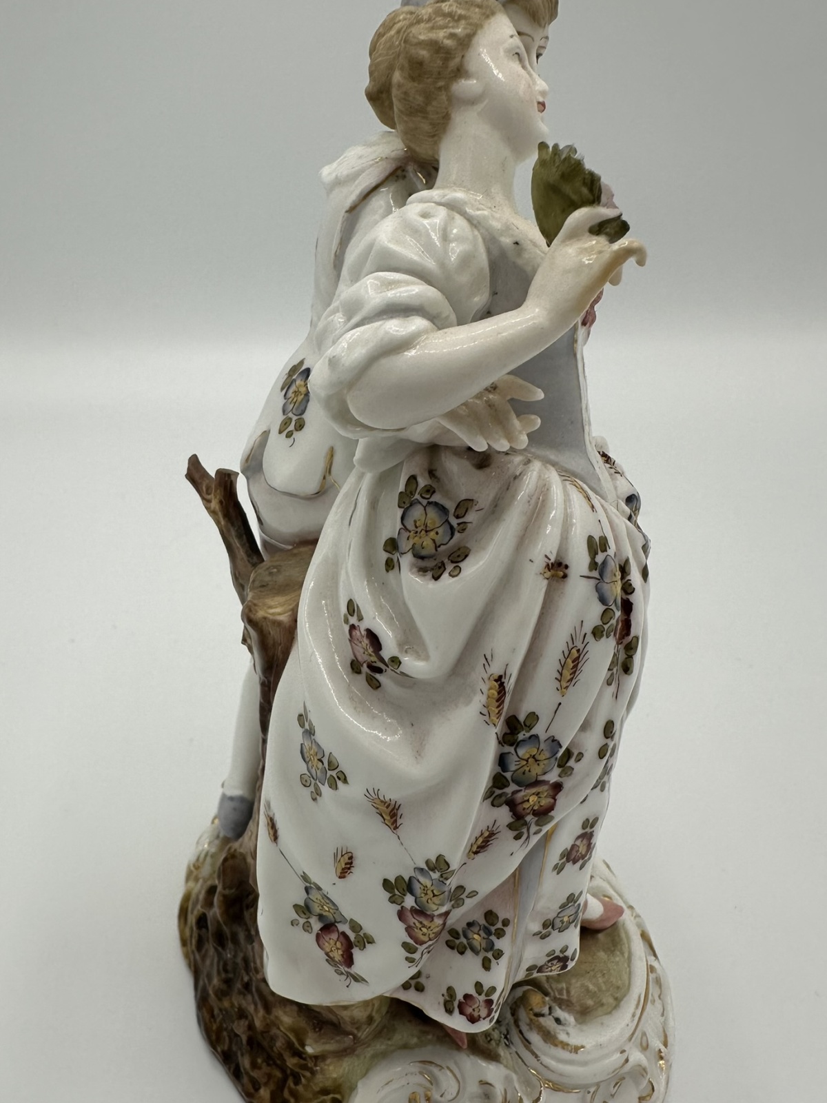 Antike Porzellan Figur tanzendes Pärchen Rudolstadt Volkstedt Eckert Thüringen