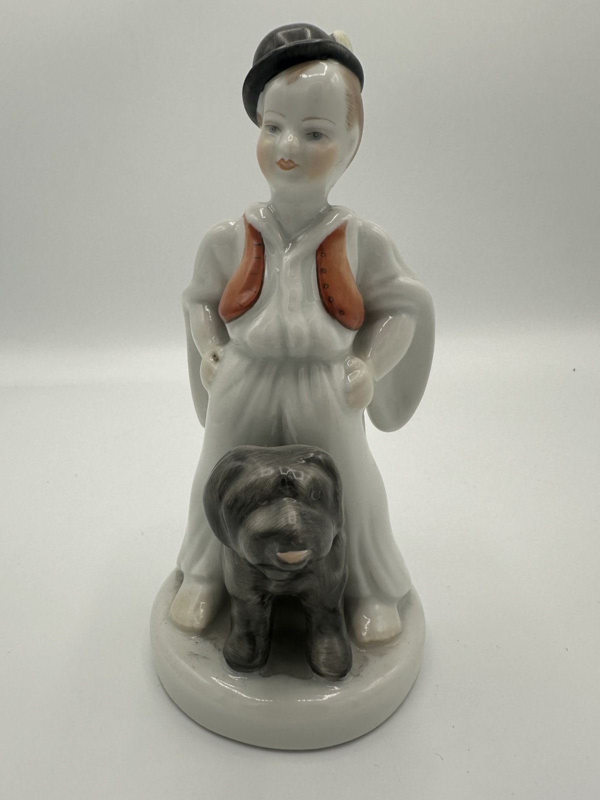 Herend Hirtenjunge mit Hund