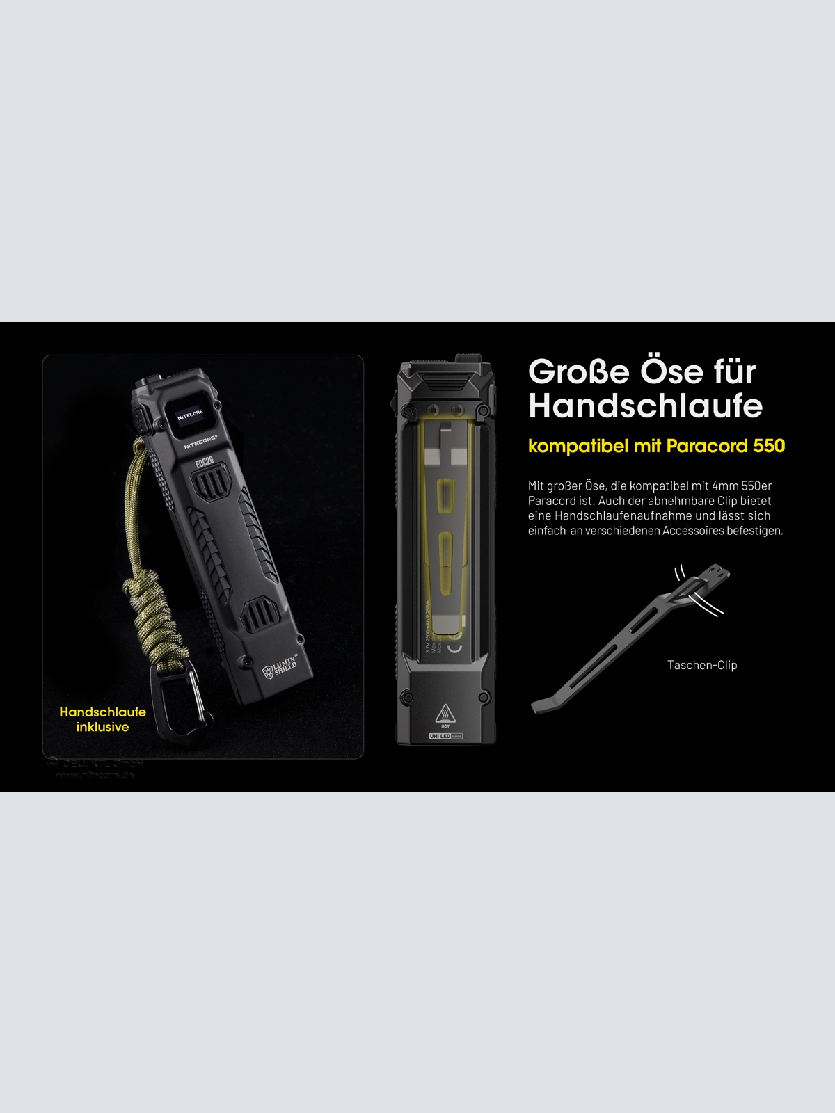 Taschenlampe Nitecore EDC 29 6500 Lumen