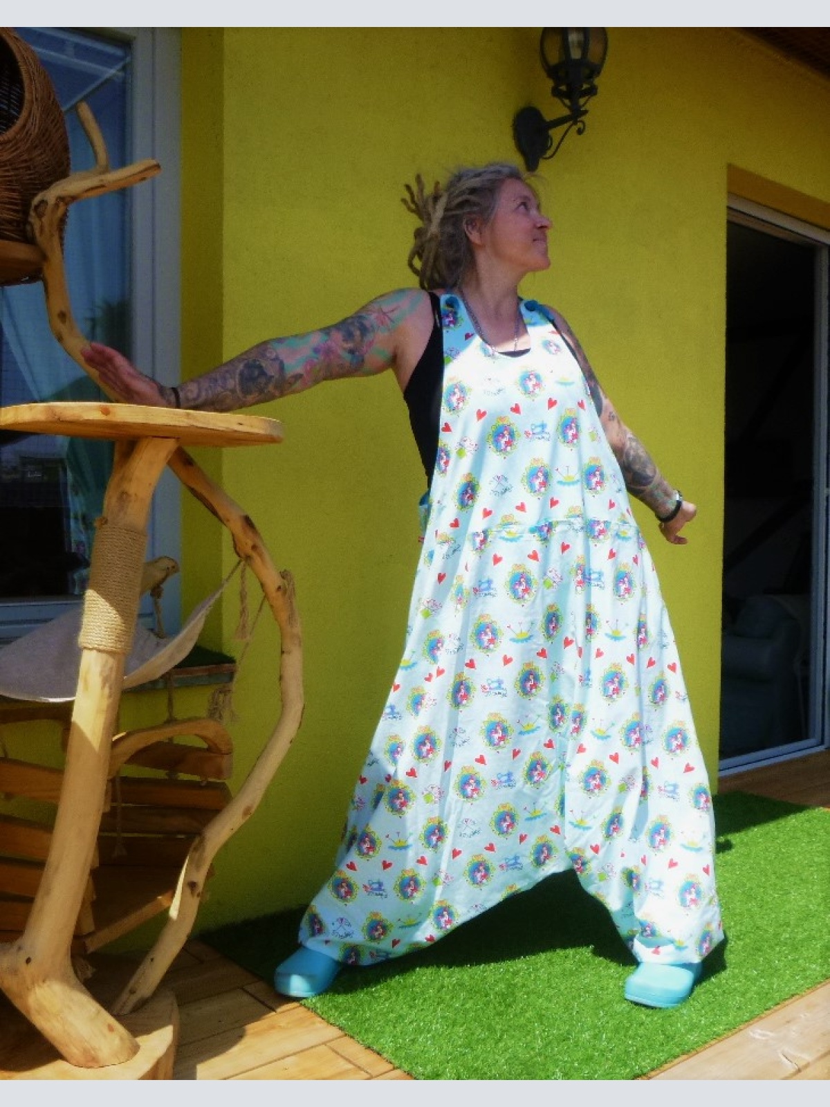 Zwergenschön Overall, Jumper Jumpsuite Milli in türkis Einheitsgröße