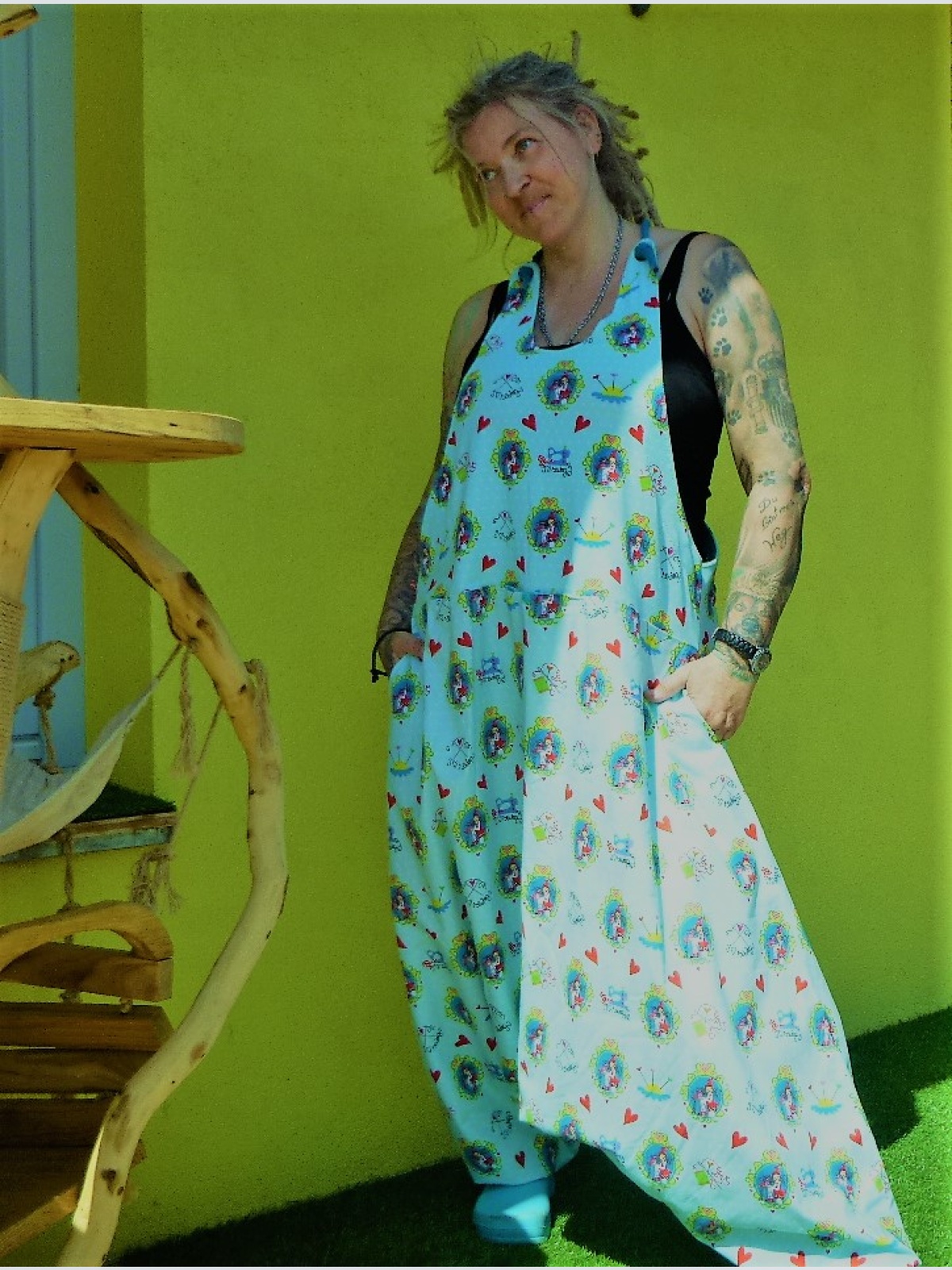 Zwergenschön Overall, Jumper Jumpsuite Milli in türkis Einheitsgröße