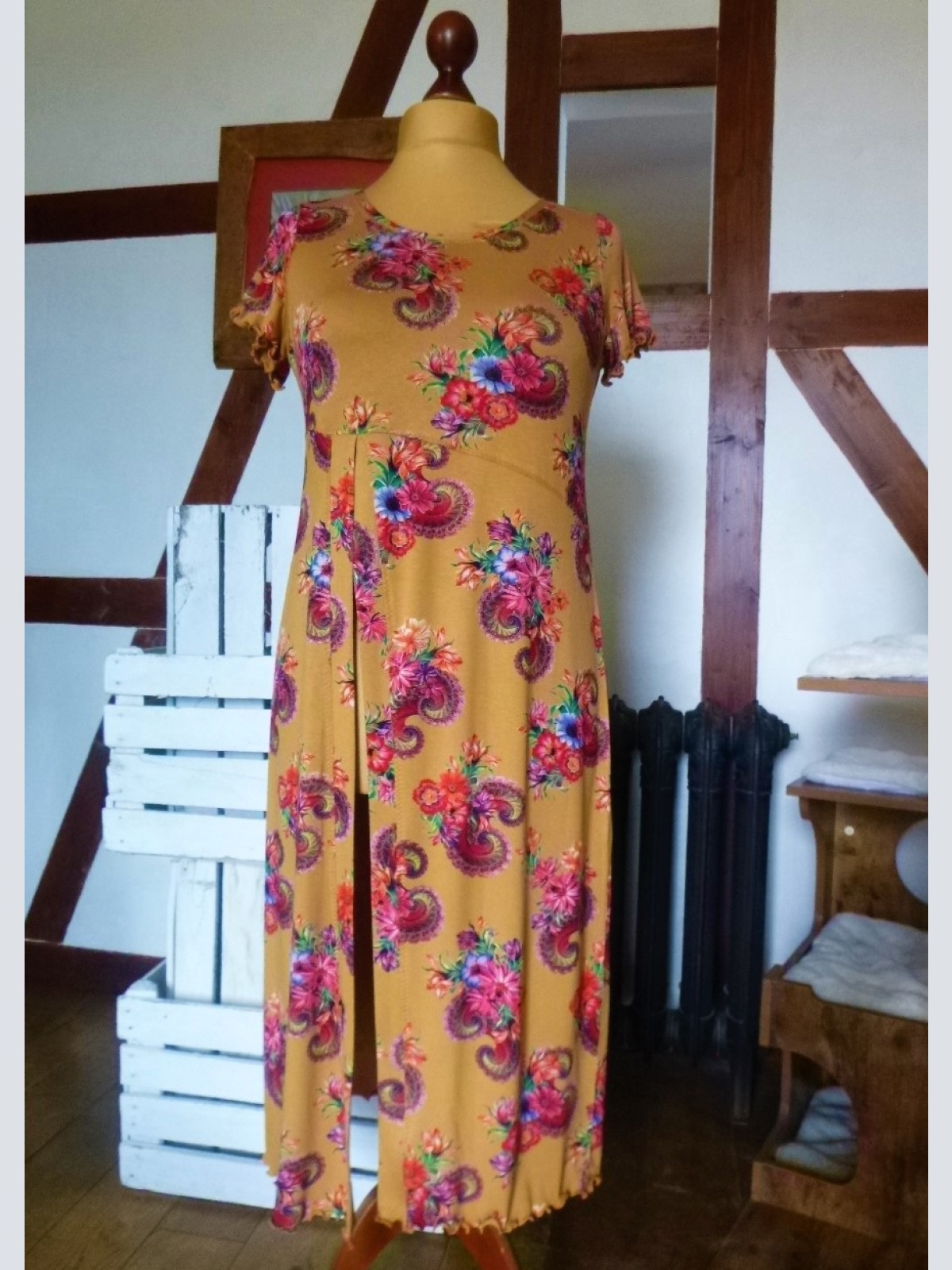 Cardigankleid Tunikakleid Blumenmeer