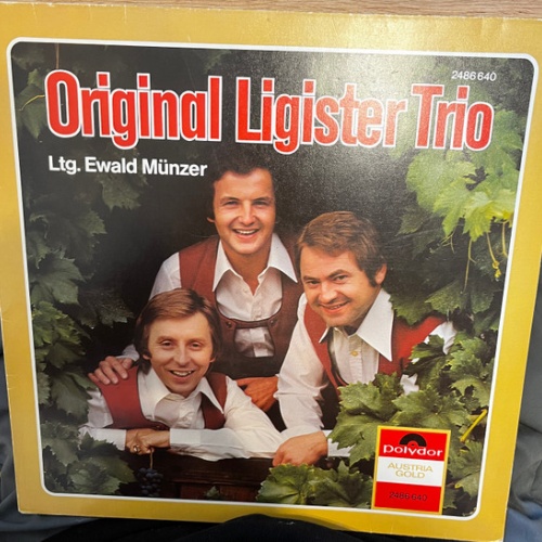 LP / Original Ligister Trio , Ltg. Ewald Münzer – Original Ligister Trio