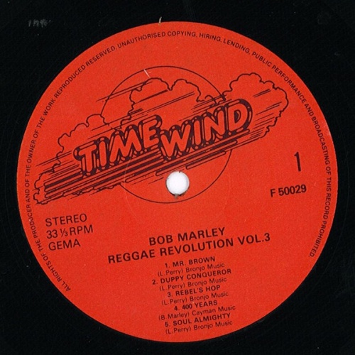 LP / Bob Marley And The Wailers* – Reggae Revolution Vol. 3 / MIT ORIGINAL COVER!