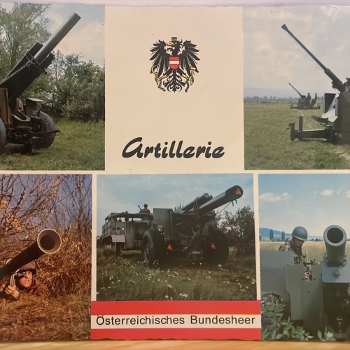 AK Österreichisches Bundesheer Artillerie
