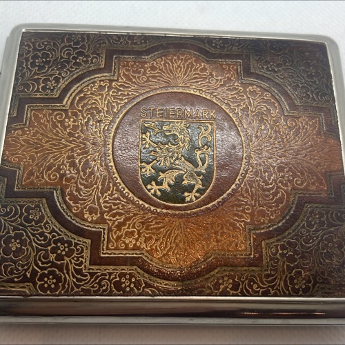 Antikes Steiermark Zigaretten Etui