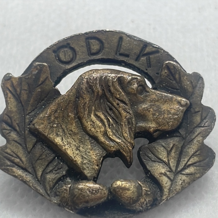 Altes Hundeabzeichen Bronze