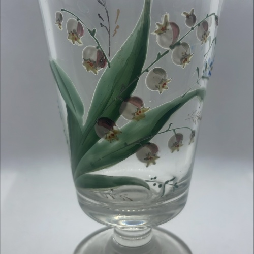 Antiker Kelch mit Emailmalerei