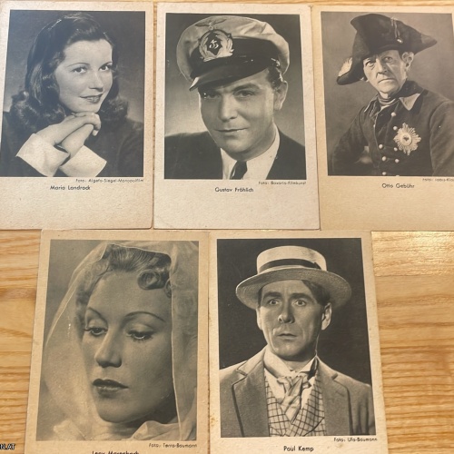 Star Autogrammkarten v.1940/50