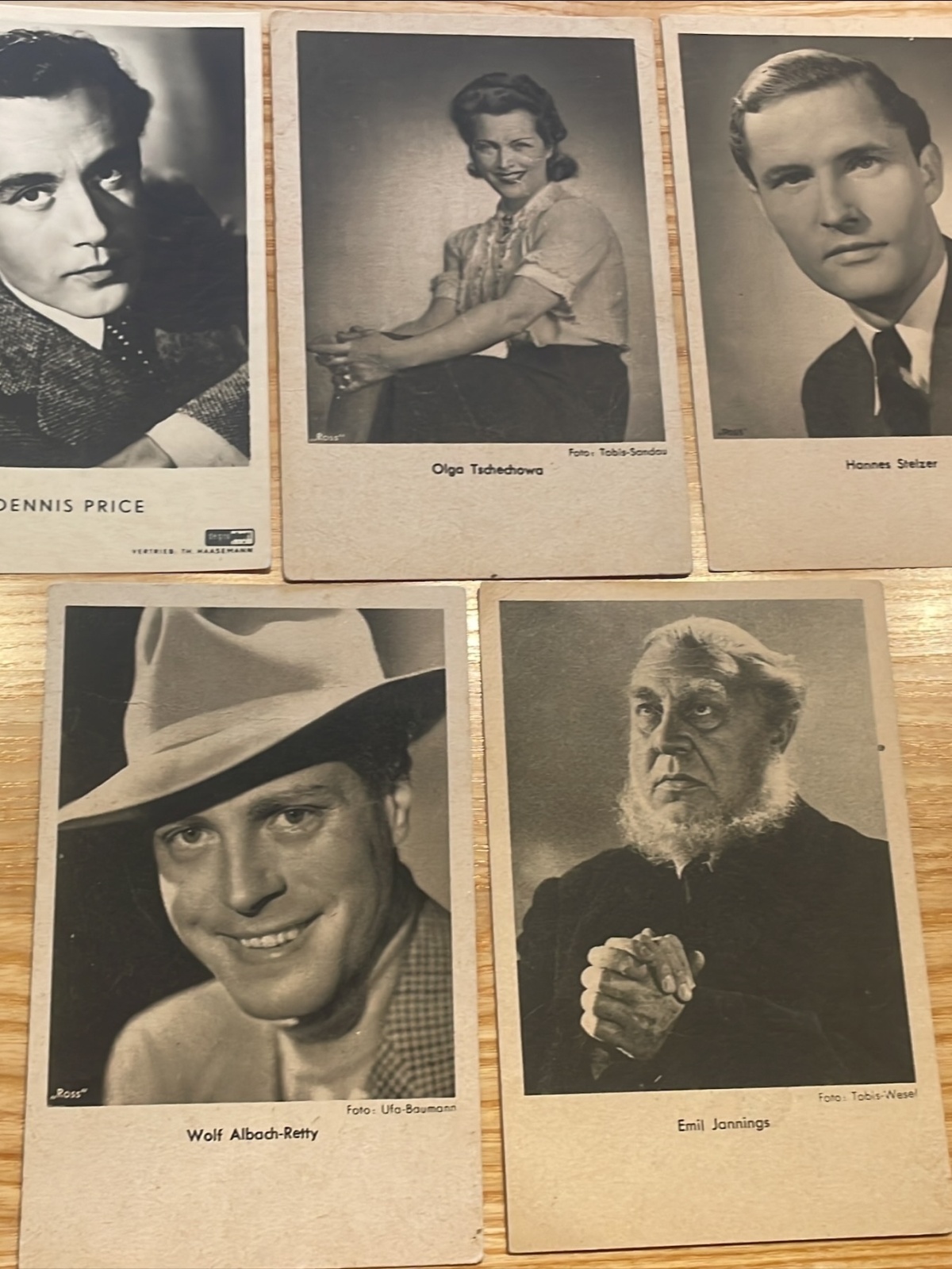 Star Autogrammkarten v.1940/50