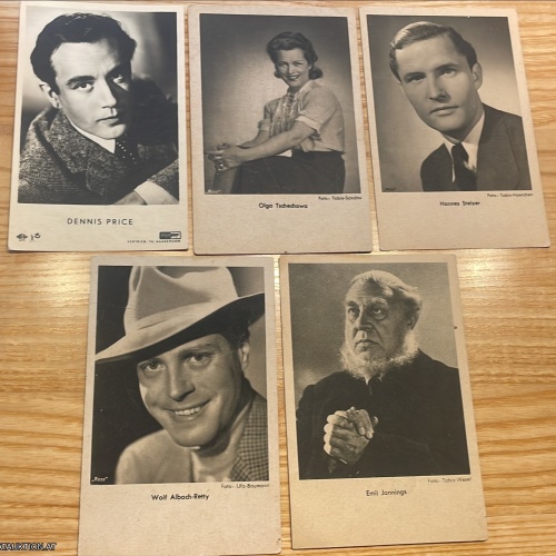 Star Autogrammkarten v.1940/50