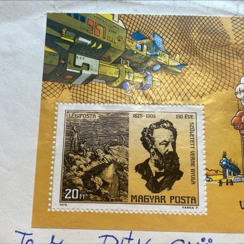 Briefumschlag-Abschnitt nach Kanada