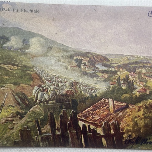 AK Vormarsch im Etschtale