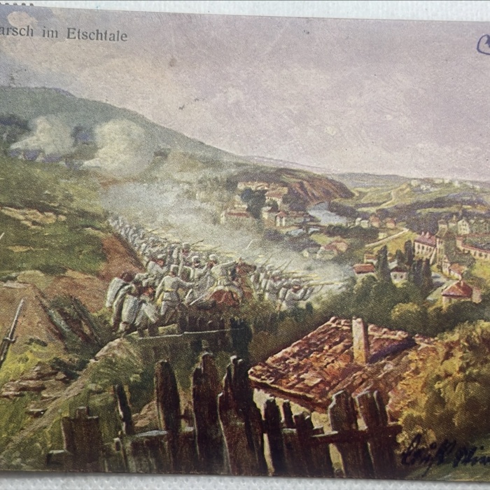 AK Vormarsch im Etschtale