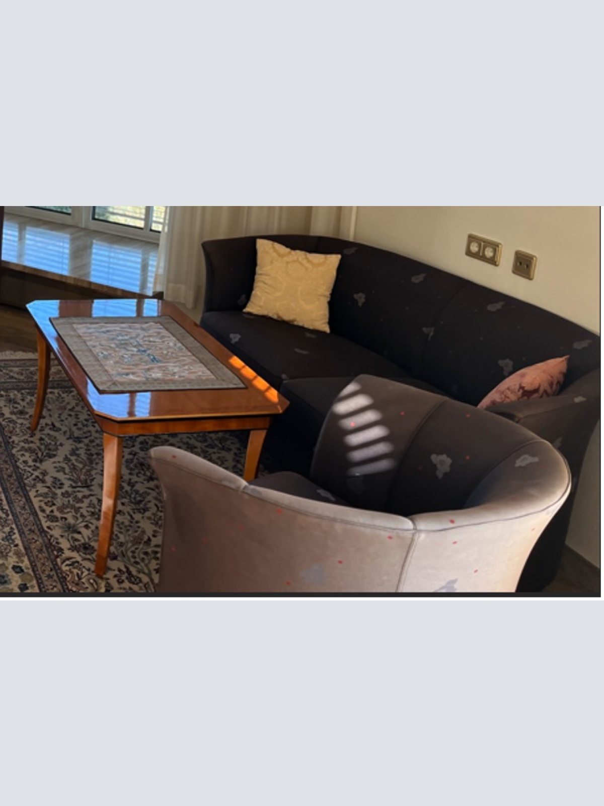 Sitzgarnitur mit Tisch (31)