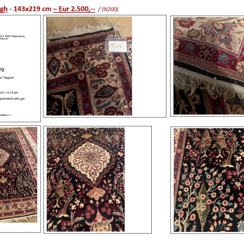 T113 - Sarugh - 143x219 cm  / (N200)