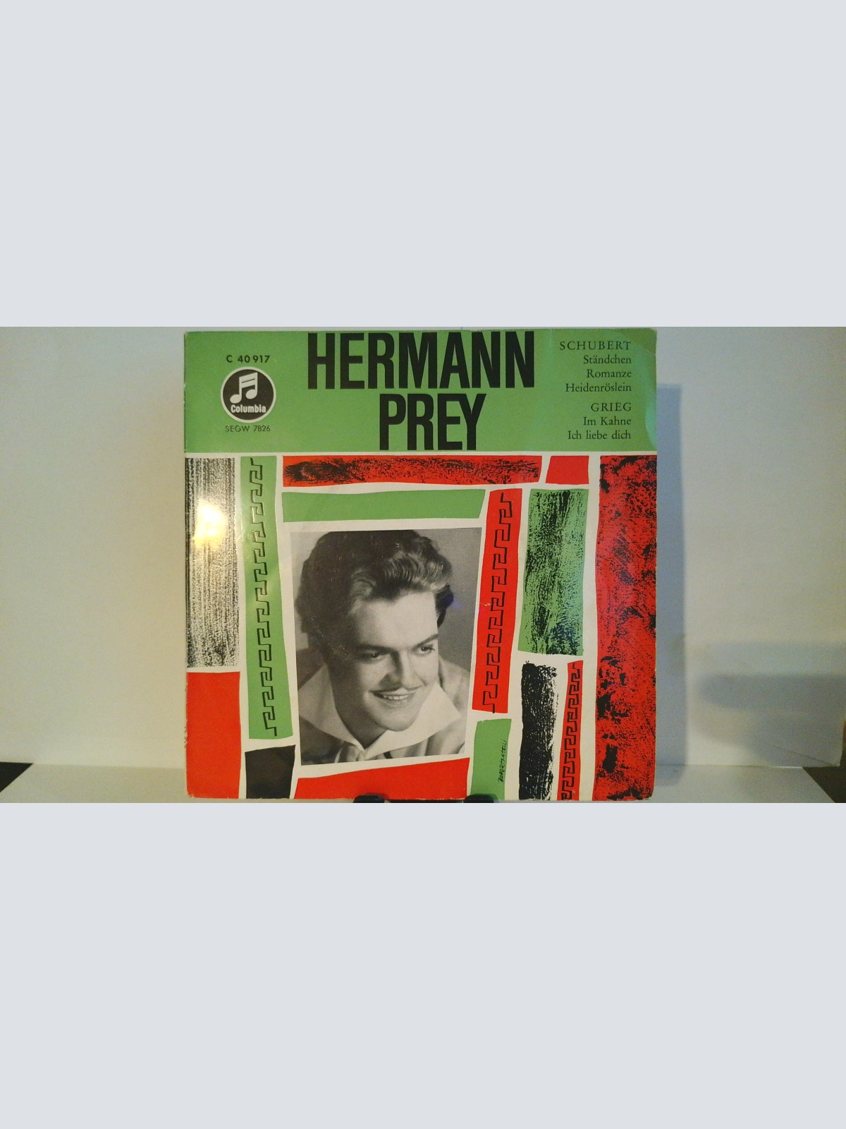 SINGLE / Hermann Prey - Franz Schubert - Edvard Grieg – Im Kahne - Ich Liebe Dich