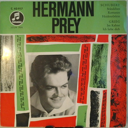 SINGLE / Hermann Prey - Franz Schubert - Edvard Grieg – Im Kahne - Ich Liebe Dich
