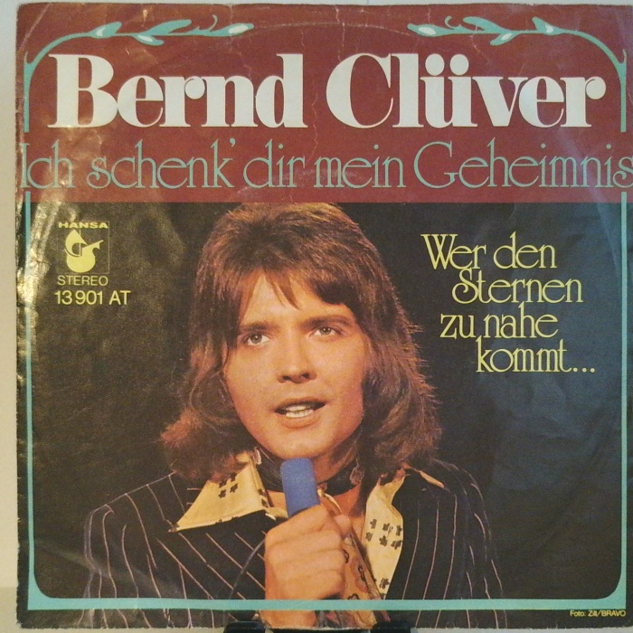 SINGLE / Bernd Clüver – Ich Schenk' Dir Mein Geheimnis