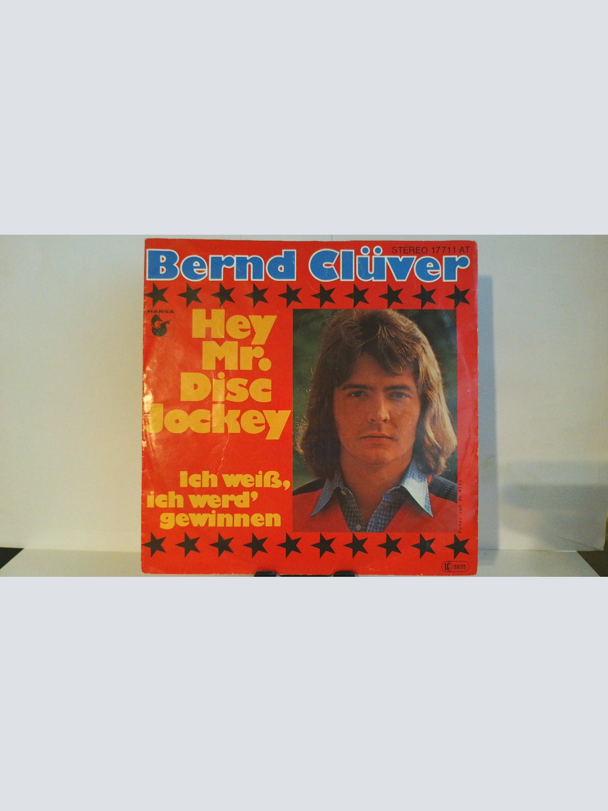 SINGLE / Bernd Clüver – Hey Mr. Disc Jockey