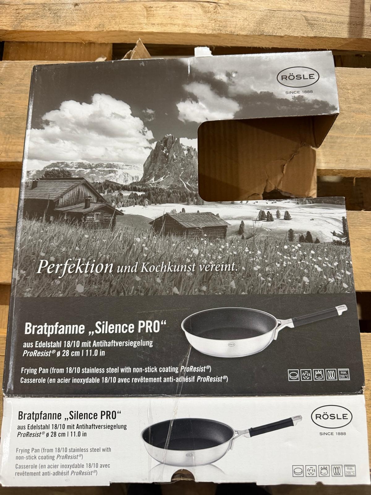 Bratpfanne aus Edelstahl