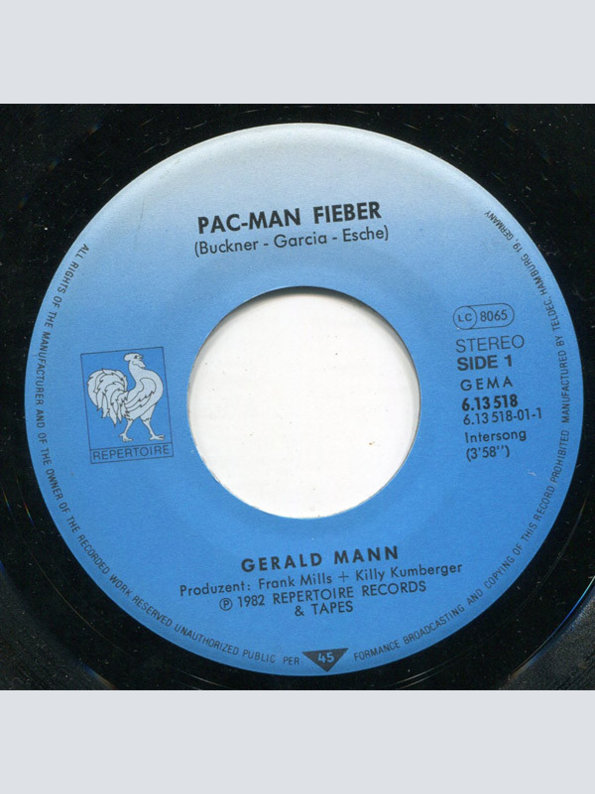 Vinyl / Gerald Mann - Pac-Man Fieber