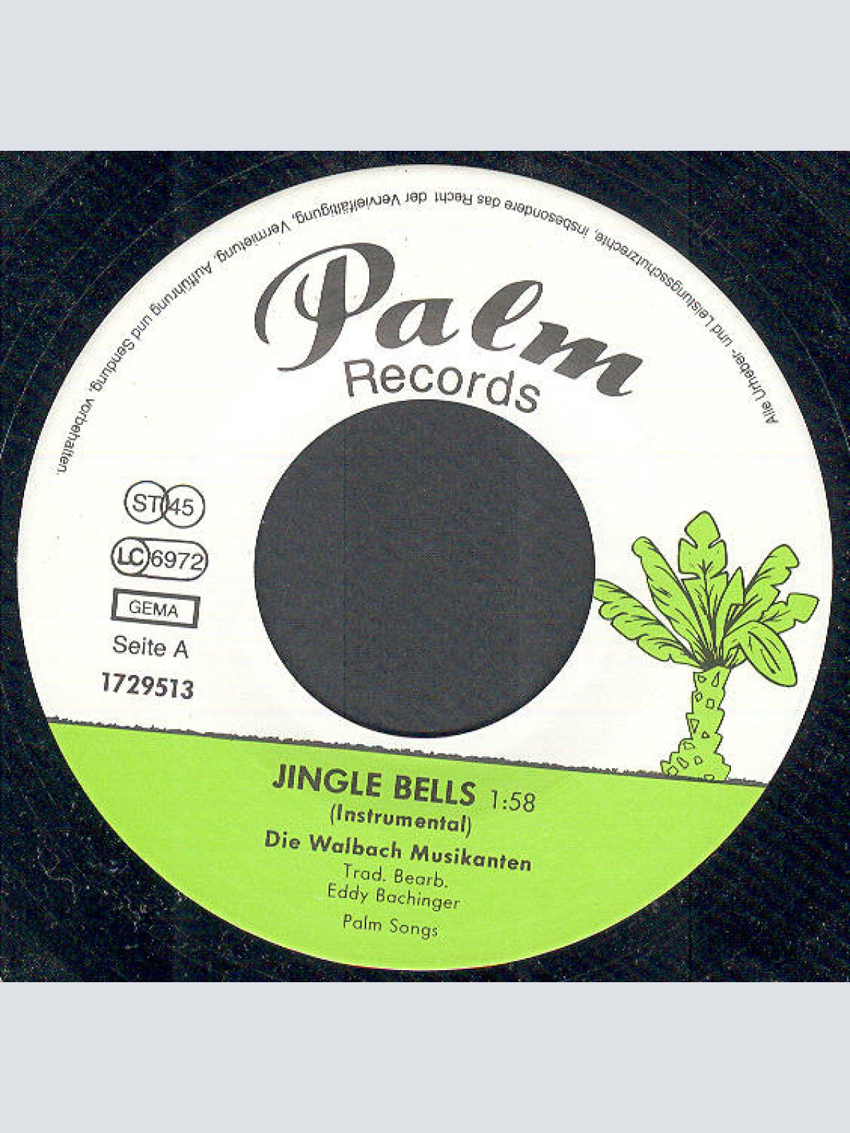 Vinyl / Die Walbach Musikanten - Jingle Bells / Schneewalzer