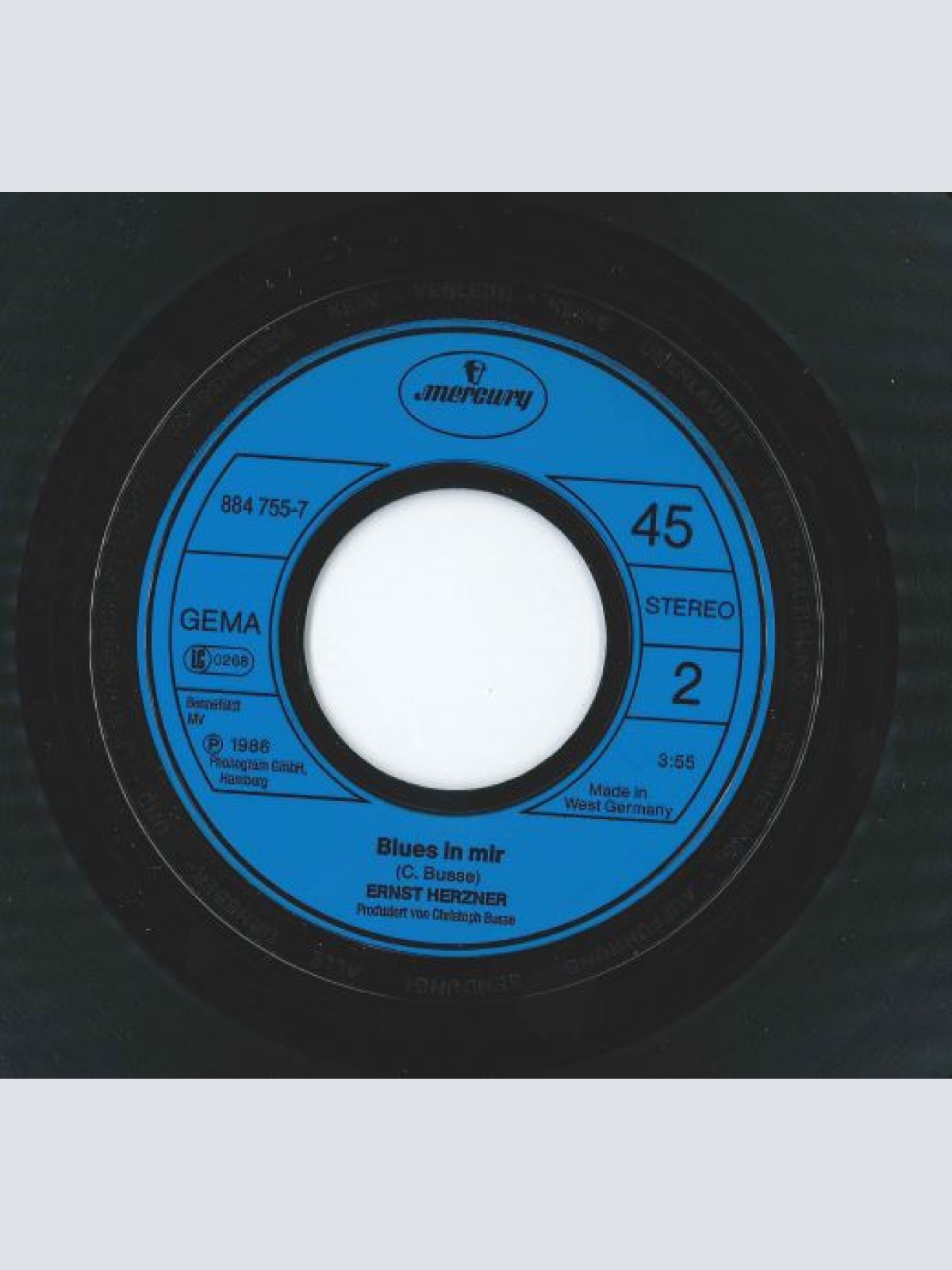 Vinyl / Ernst Herzner - Young Love