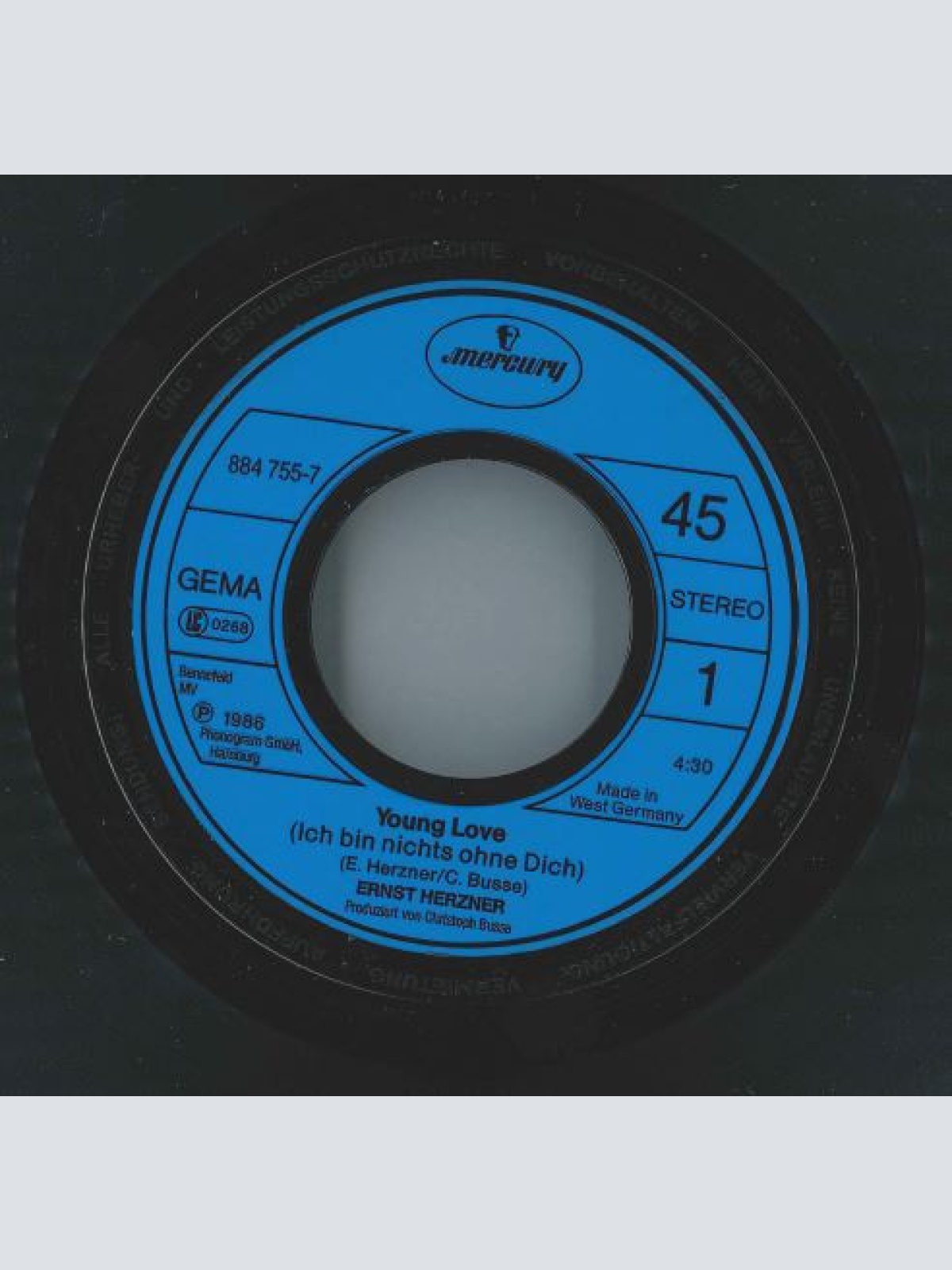 Vinyl / Ernst Herzner - Young Love