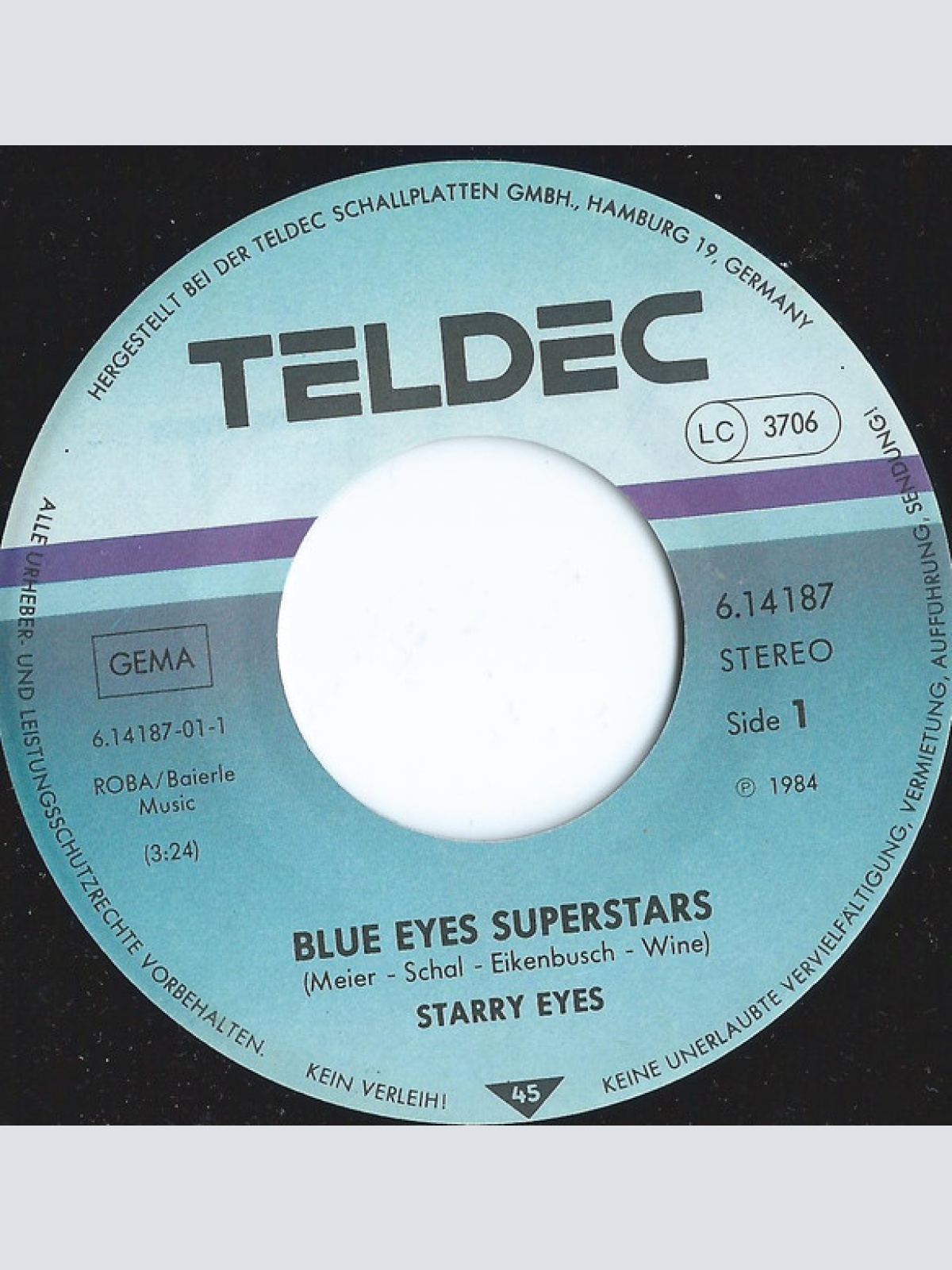 Vinyl / Starry Eyes (2) - Blue Eyes Superstars