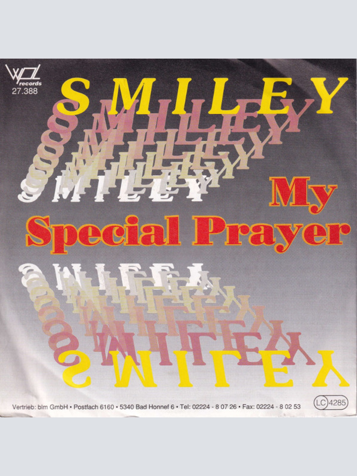 Vinyl / Smiley (35) - My Special Prayer / 'Cause I Love You